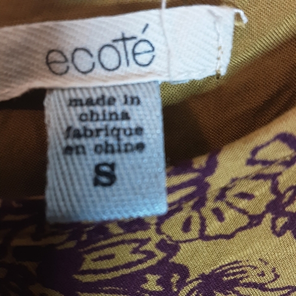 Ecote | Gold/Purple Backless Dress Sz S - Picture 5 of 10